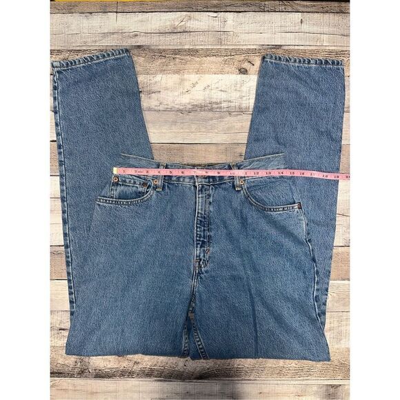 Vintage Levi’s 550 High Rise Red Tab Tapered Leg Relaxed Fit Mom Jeans Size 10L - Picture 3 of 7